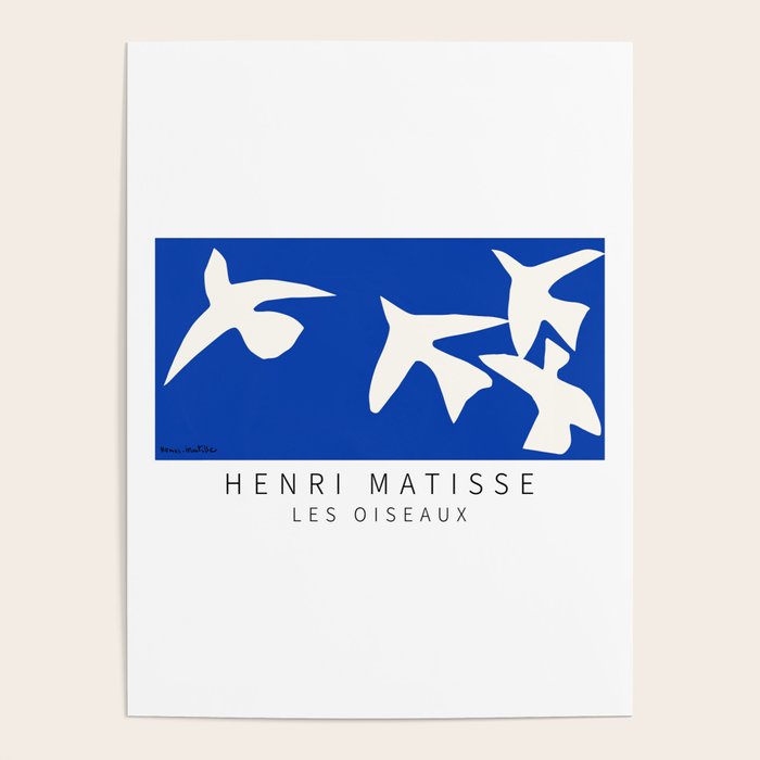 Henri Matisse - Les Oiseaux (The Birds) 1947 Artwork Reproduction Poster Gallery Image 1