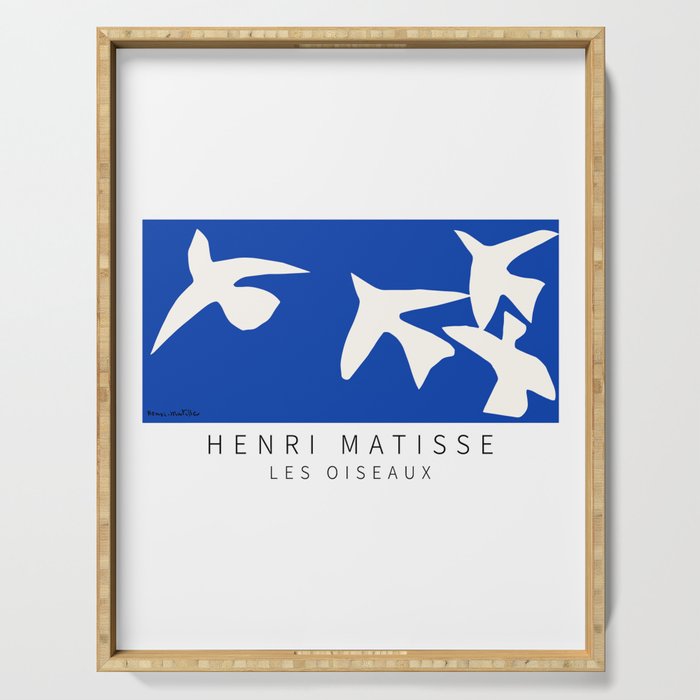 Henri Matisse - Les Oiseaux (The Birds) 1947 Artwork Reproduction Serving Tray Gallery Image 1