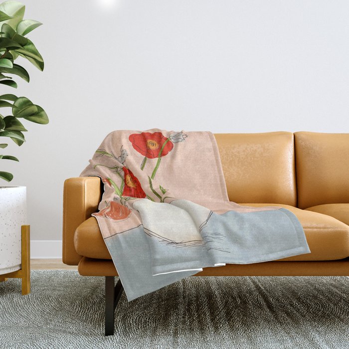 Spring Bouquet Uplifting Throw Blanket Gallery Image 1