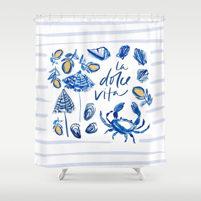 Dolce Vita Shower Curtain Gallery Image 1
