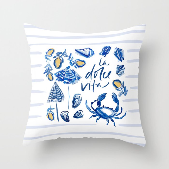 Dolce Vita Throw Pillow Gallery Image 1
