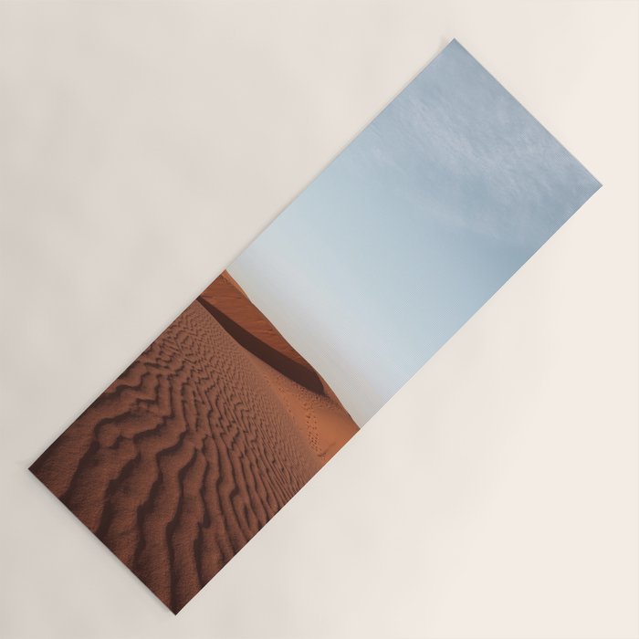 Fine Desert Structures Photo | Sahara Desert Morocco Art Print | Landscape Nature Travel Photography Yoga Mat Gallery Image 1