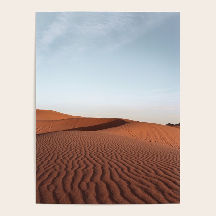 Fine Desert Structures Photo | Sahara Desert Morocco Art Print | Landscape Nature Travel Photography Poster Gallery Image 1
