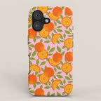 Orange Pattern - Amalfi Coast Cocktails iPhone Case Gallery Image 1