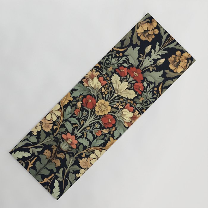 Floralia Vintage Bloom Yoga Mat Gallery Image 1