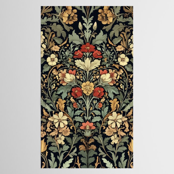 Floralia Vintage Bloom Tablecloth Gallery Image 2