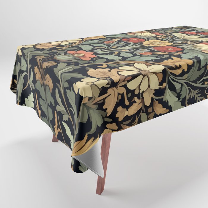 Floralia Vintage Bloom Tablecloth Gallery Image 1