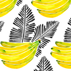 Banana Bunch - Yellow & Black Palette Coffee Mug Gallery Image 2