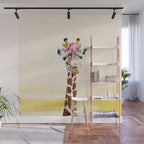 Giraffe Wall Mural Gallery Image 1