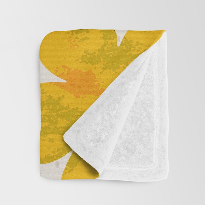 Colorful Retro Floral Pattern Throw Blanket Gallery Image 3
