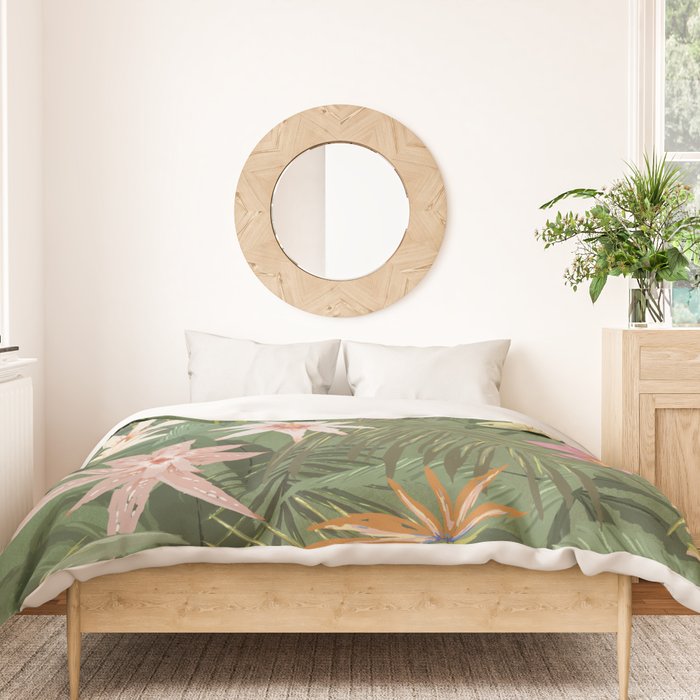 Tropical Flora Duvet Cover Gallery Image 3