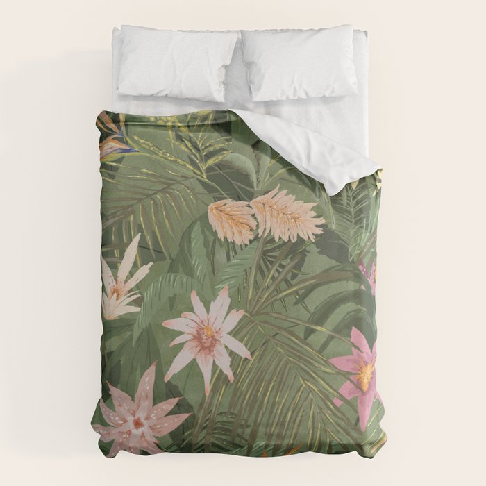 Tropical Flora Duvet Cover Gallery Image 1
