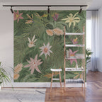 Tropical Flora Wall Mural Gallery Image 1