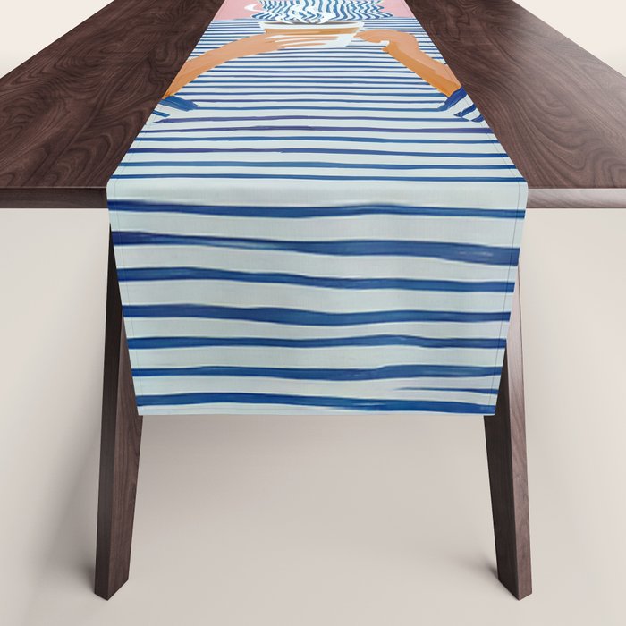 Cozy Morning Coffee Vibes Table Runner Gallery Image 1