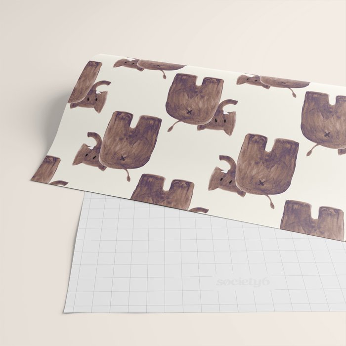 Elephant's butt Wrapping Paper Gallery Image 2