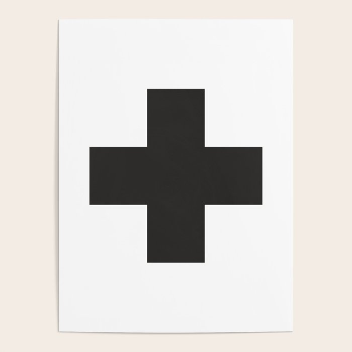 Swiss cross pattern Poster Gallery Image 1