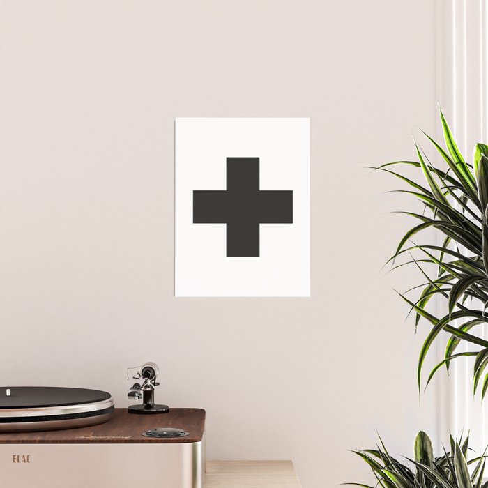Swiss cross pattern Poster Gallery Image 2
