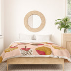 Caramel Apples - Red Duvet Cover Gallery Image 3