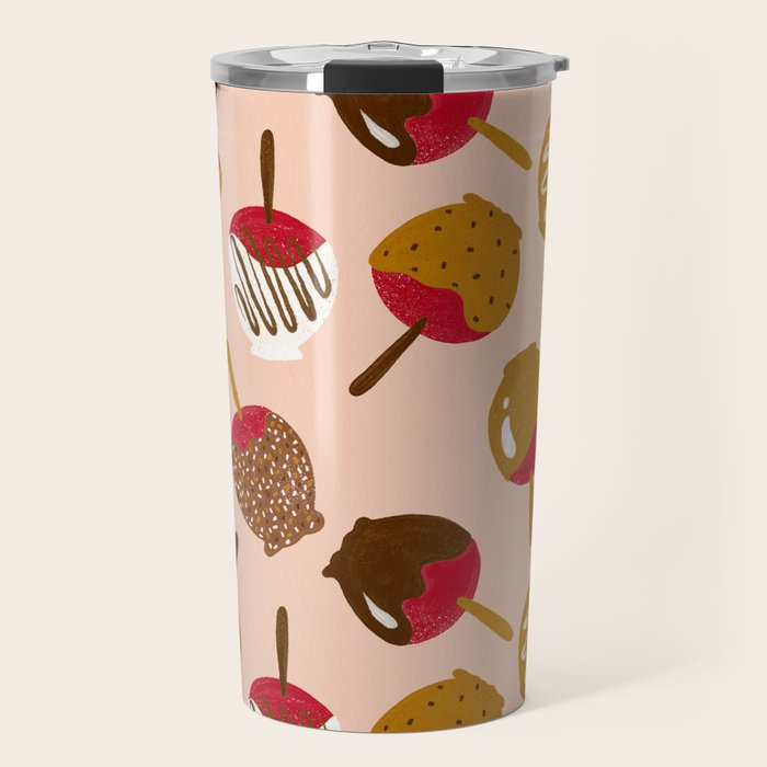 Caramel Apples - Red Travel Mug Gallery Image 1