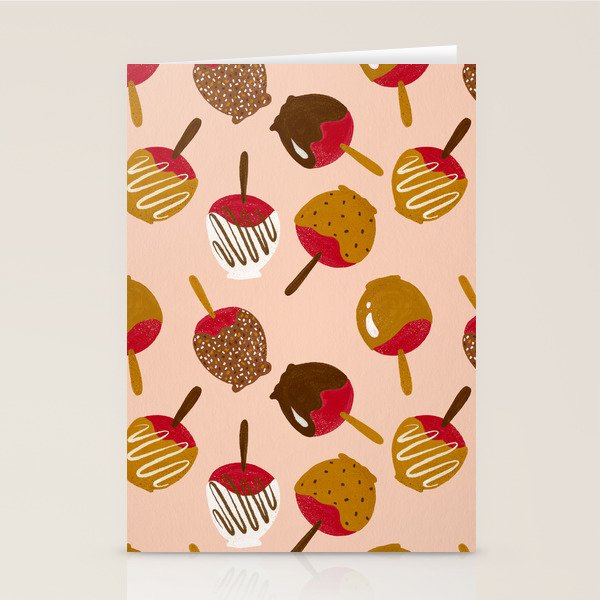 Caramel Apples - Red Stationery Card Gallery Image 2