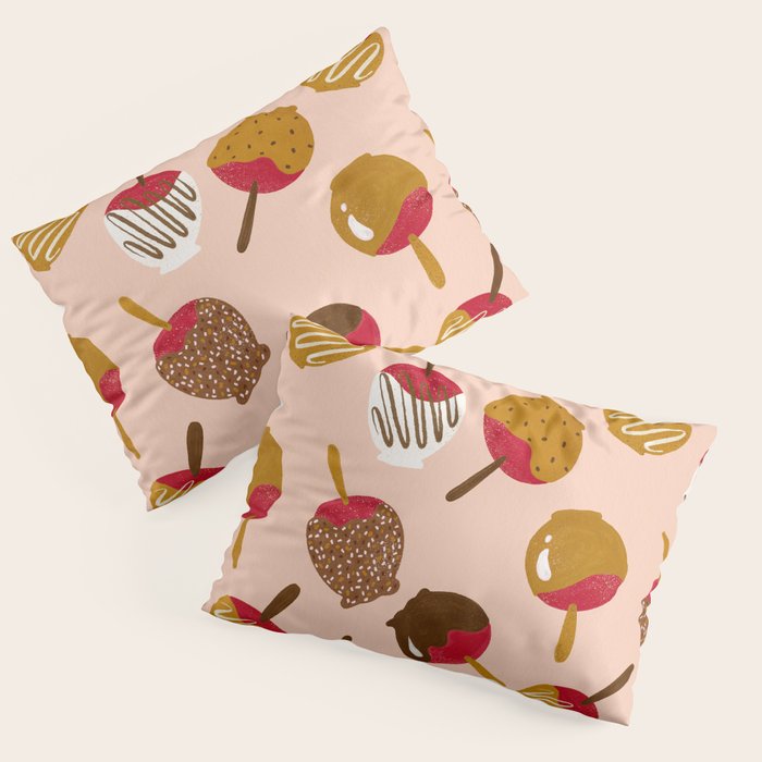 Caramel Apples - Red Pillow Sham Gallery Image 1