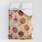 Caramel Apples - Red Duvet Cover Gallery Image 6