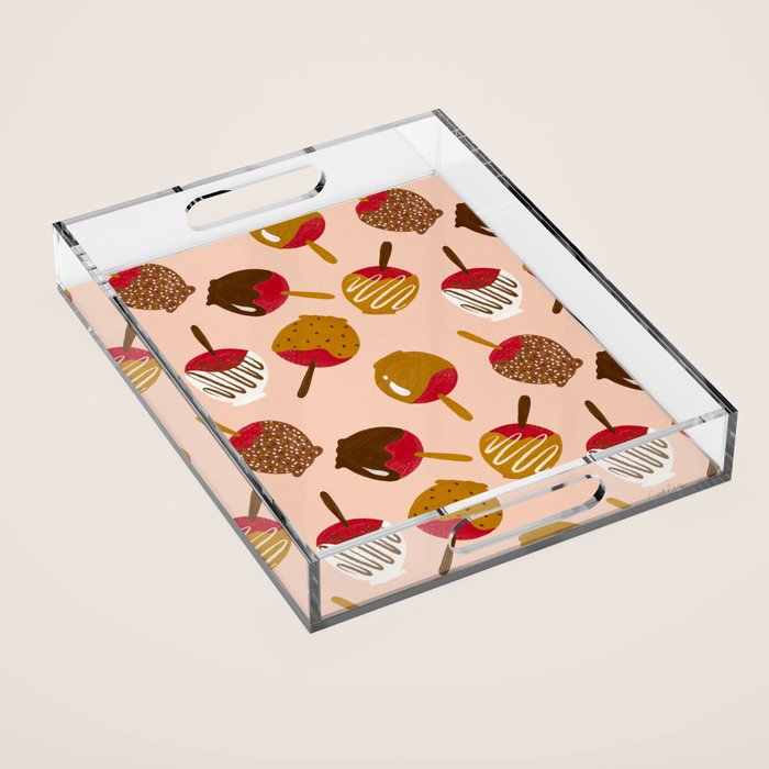 Caramel Apples - Red Acrylic Tray Gallery Image 1