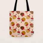 Caramel Apples - Red Tote Bag Gallery Image 1