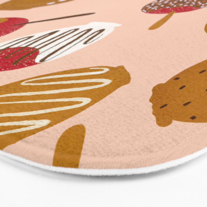 Caramel Apples - Red Bath Mat Gallery Image 3