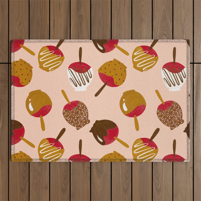 Caramel Apples - Red Outdoor Rug Gallery Image 1