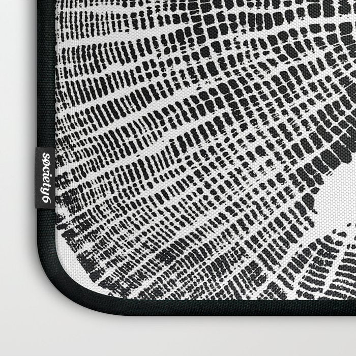 Shenandoah National Park, Oak - Tree ring ink woodblock print  Laptop Sleeve Gallery Image 3