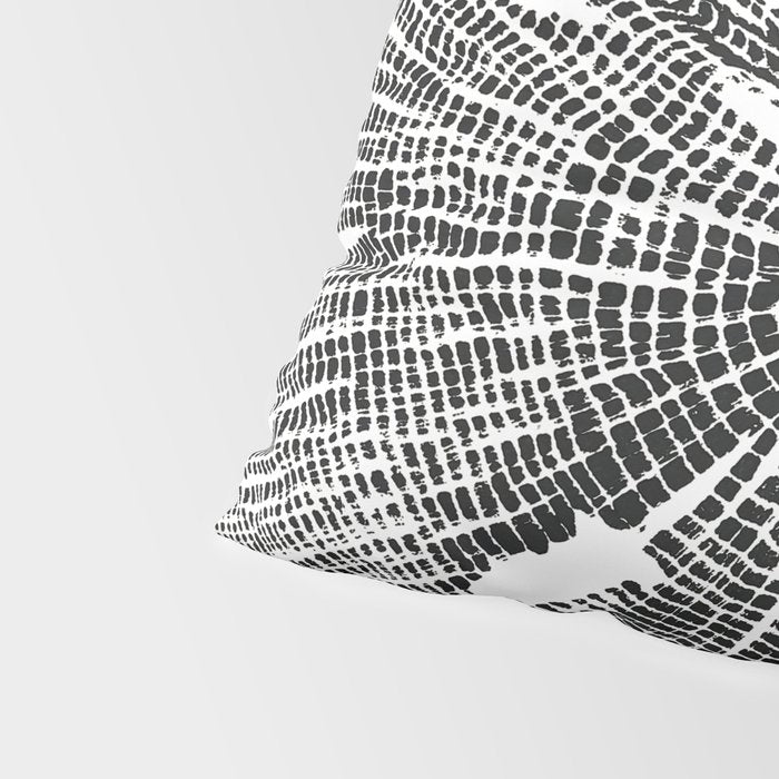 Shenandoah National Park, Oak - Tree ring ink woodblock print  Pillow Sham Gallery Image 4