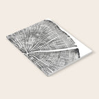 Shenandoah National Park, Oak - Tree ring ink woodblock print  Notebook Gallery Image 2