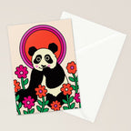 Panda Kisses Stationery Card Gallery Image 2
