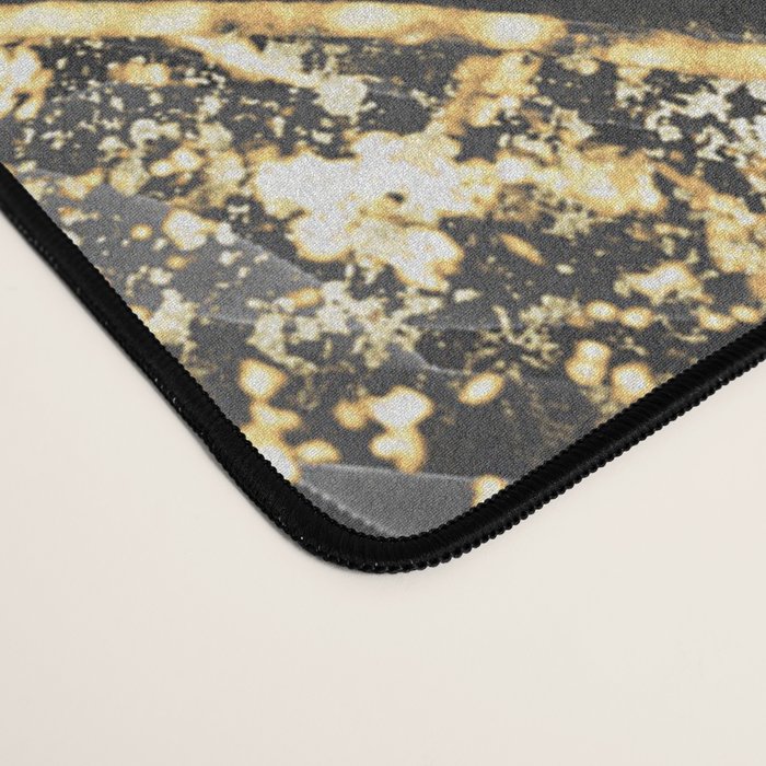 Black Night Glamour Marble Landscape Desk Mat Gallery Image 4