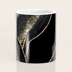 Black Night Glamour Marble Landscape Coffee Mug Gallery Image 4