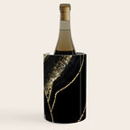 Black Night Glamour Marble Landscape Wine Chiller Gallery Image 1