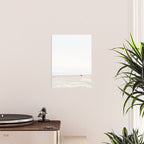 The lone surfer | fine art surf beach photography | Wanderlust at the ocean Poster Gallery Image 2