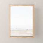 The lone surfer | fine art surf beach photography | Wanderlust at the ocean Mini Art Print Gallery Image 1