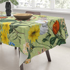Vintage Floral Garden Tablecloth Gallery Image 3