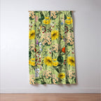 Vintage Floral Garden Window Curtain Gallery Image 3
