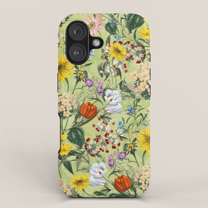 Vintage Floral Garden iPhone Case Gallery Image 1