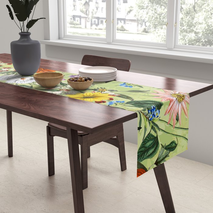 Vintage Floral Garden Table Runner Gallery Image 2