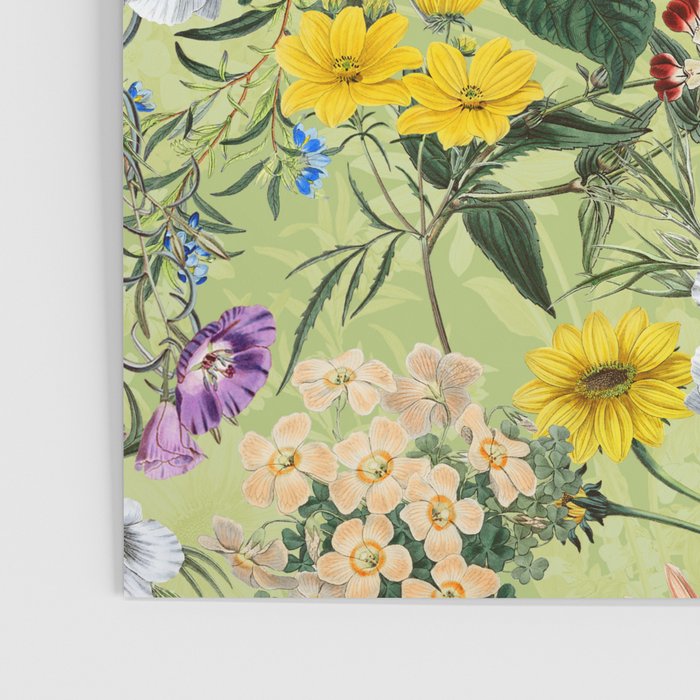 Vintage Floral Garden Poster Gallery Image 3