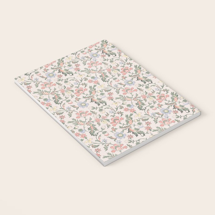 Vintage Bohemian Floral in Pink Notebook Gallery Image 3