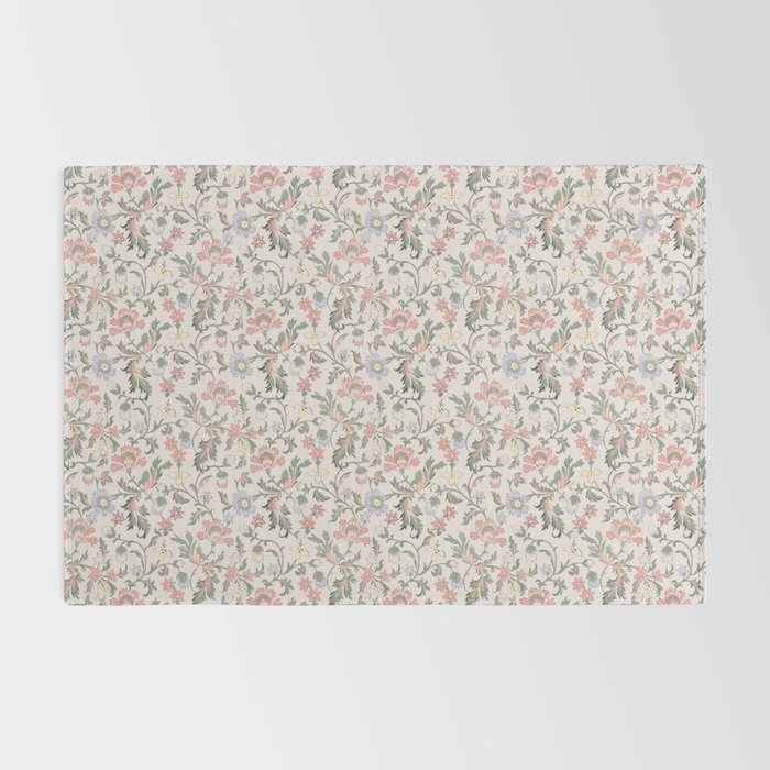 Vintage Bohemian Floral in Pink Rug Gallery Image 2
