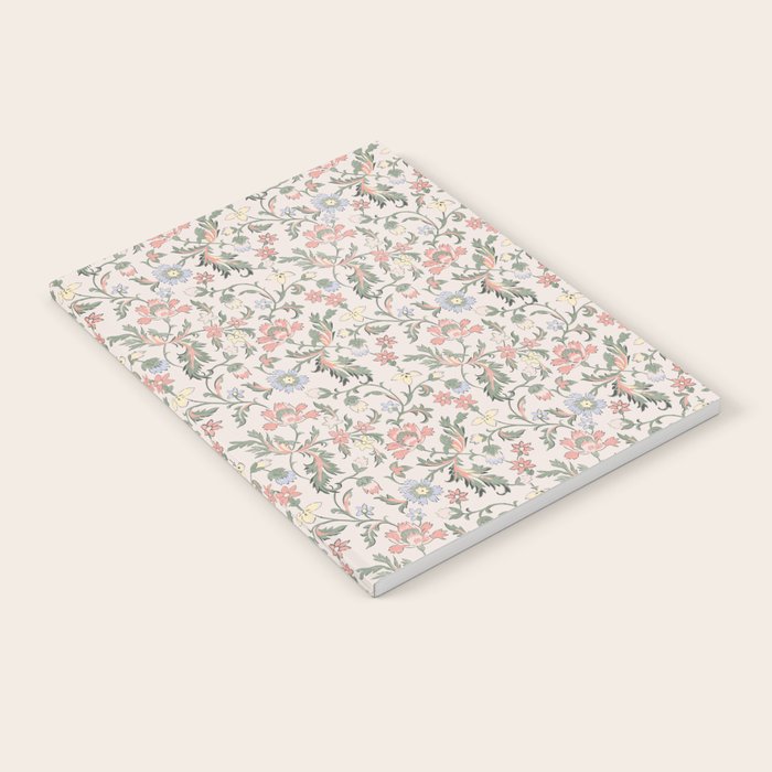 Vintage Bohemian Floral in Pink Notebook Gallery Image 2