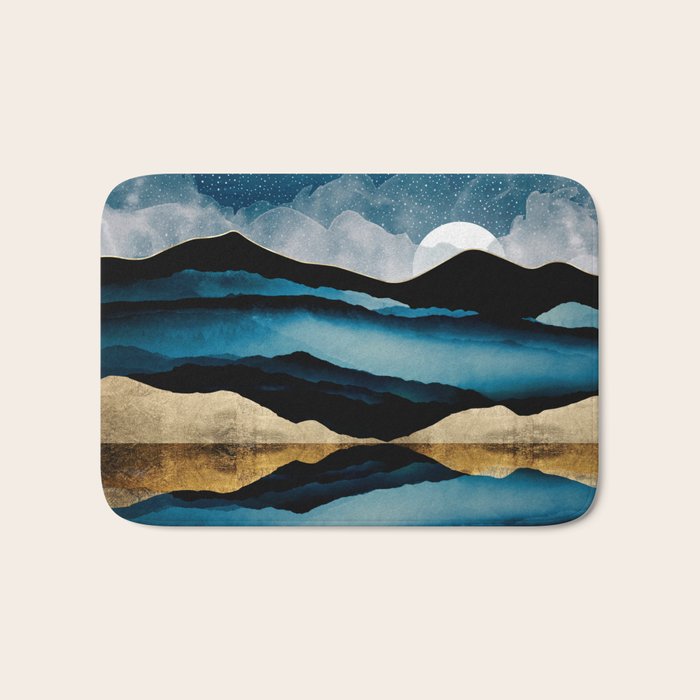 Midnight Mountain Bath Mat Gallery Image 1