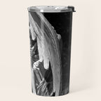Kiss of Death, grave headstone winged angel of death marble sculpture and man Barcelona, Spain  Travel Mug Gallery Image 2