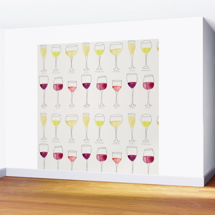 Wine Collection Wall Mural Gallery Image 2